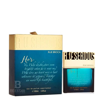 Жіноча парфумована вода Rue Broca R U Serious Her 100ml Afnan Perfumes (100% ORIGINAL)